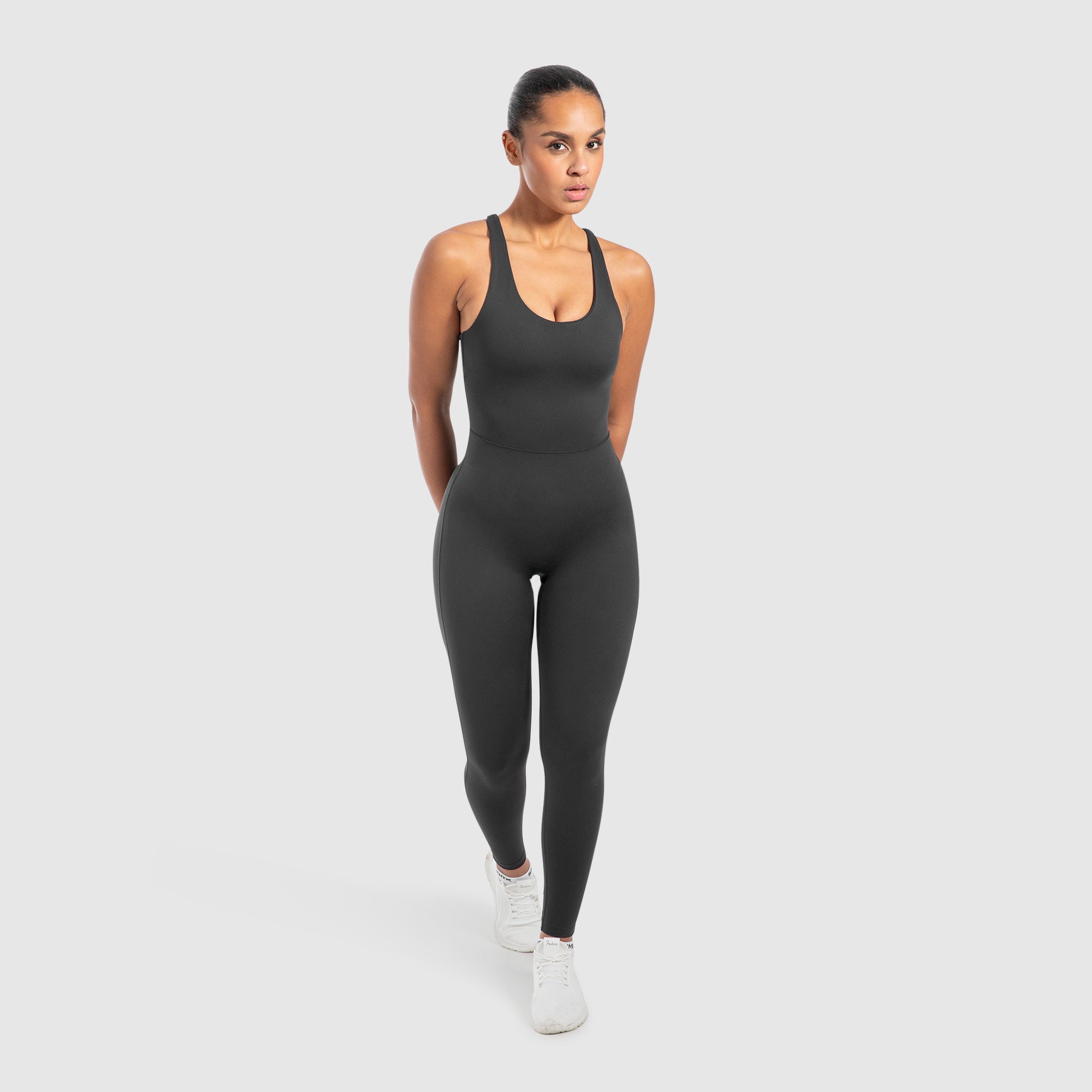 SMILODOX Jumpsuit Damen Elsie - Nahtloser Sporteinteiler Mit Racerback